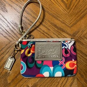 Coach Poppy Wristlet